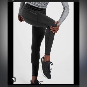Athleta Black Rainier Tights